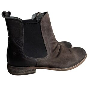Roan by Bed Stu Maddie Womens 9.5 Suede Leather Chelsea Ankle Boots Boho Moto